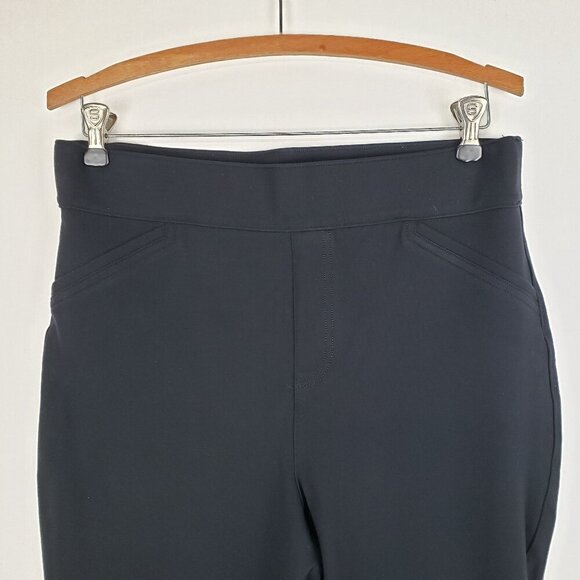Spanx Perfect Pant Ankle Backseam Skinny Black Faux Pockets Womens Size XL - Picture 3 of 10